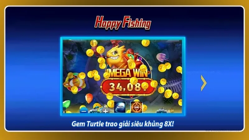 Nhiều chủ đề đại dương mang đến màu sắc riêng cho từng game