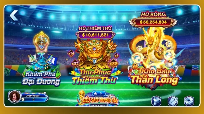 Các phòng phân chia theo nhiều mức vốn và hỏa lực khác nhau