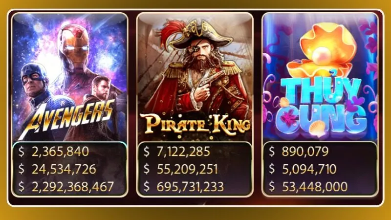 Các jackpot lớn tạo điểm nhấn trong danh mục trò chơi